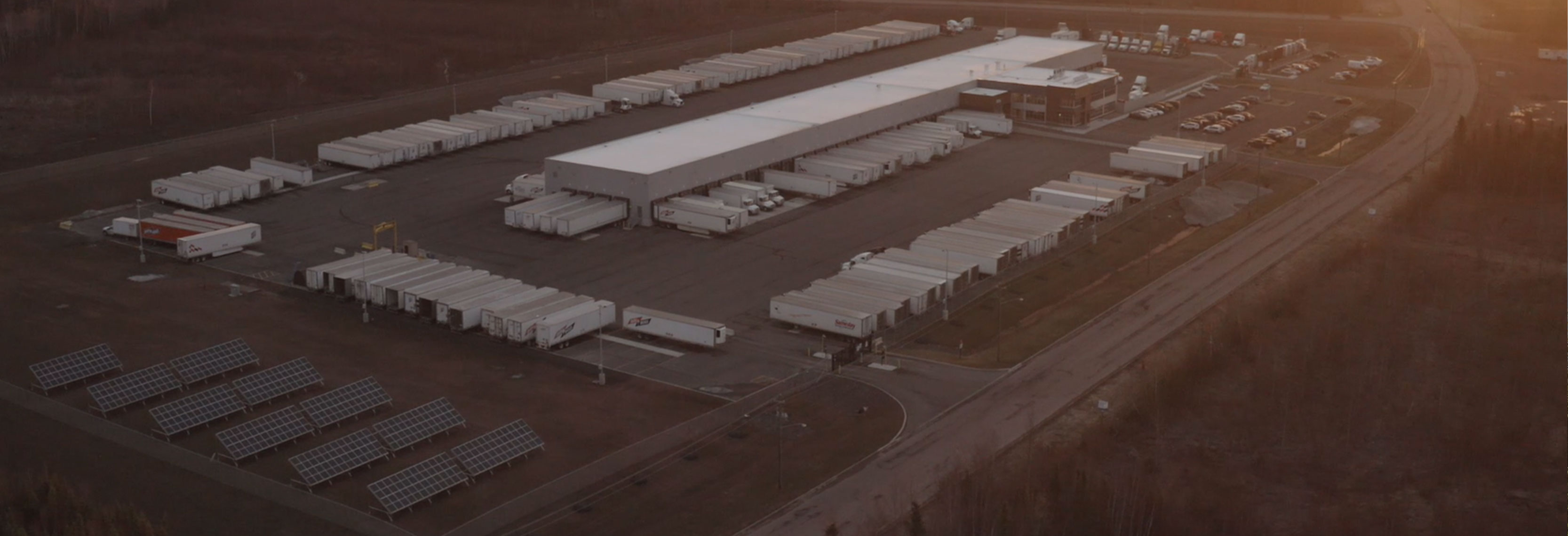 Moncton terminal solar panels
